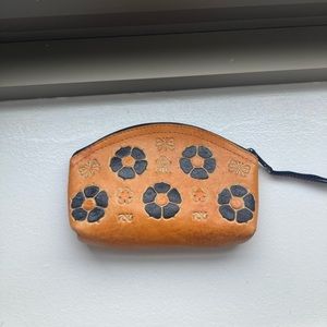 Free People Leather Makeup Bag